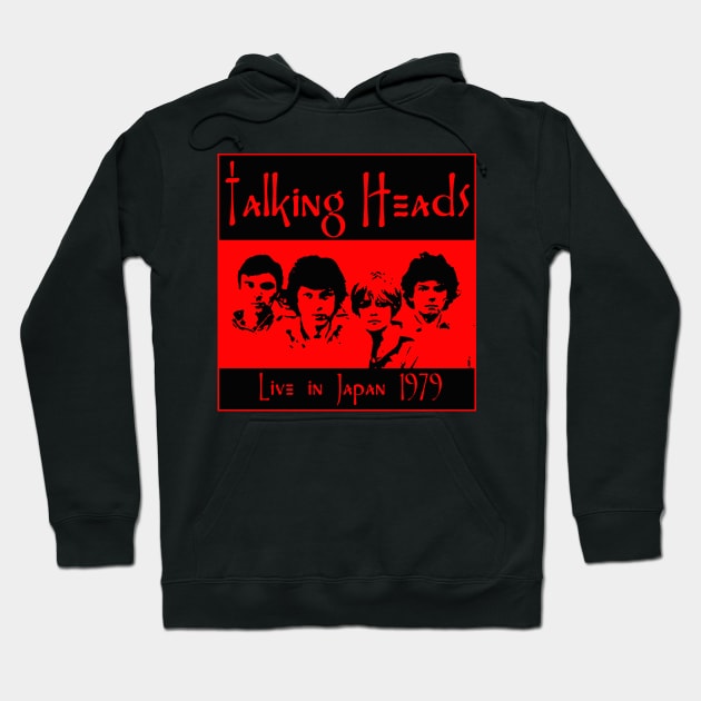 Talking Heads Live in Japan 1979 Hoodie by blackypaw